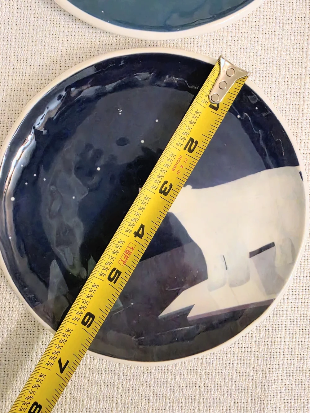 Winter Appetizer Plates Wall Decor Fox Penguin Bear Reindeer Cocktail